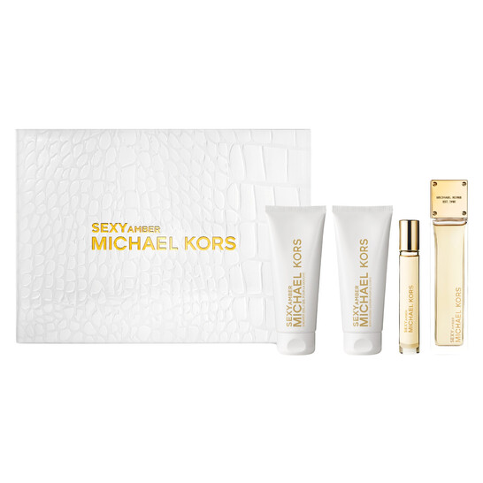 Michael Kors Ladies Sexy Amber Gift Set Fragrances 850050174660