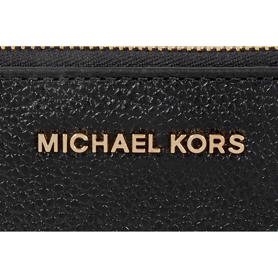 Michael Kors Ladies Small Pebble Leather Card Case Wallet