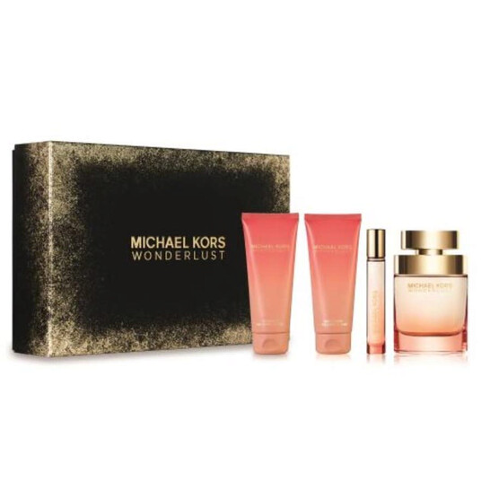 Michael Kors Jasmine & Wonderlust 香水セット Amazon.com : Michael Kors Wonderlust, 4 Piece Set for Women