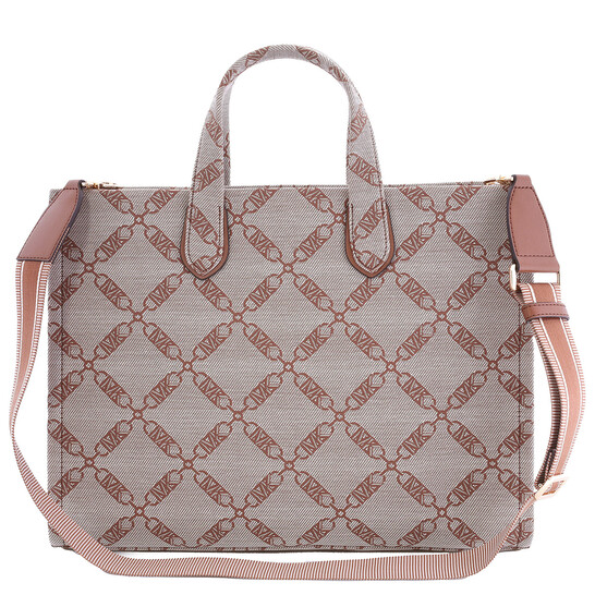 Michael Kors Large Gigi Empire Logo Jacquard Tote Bag