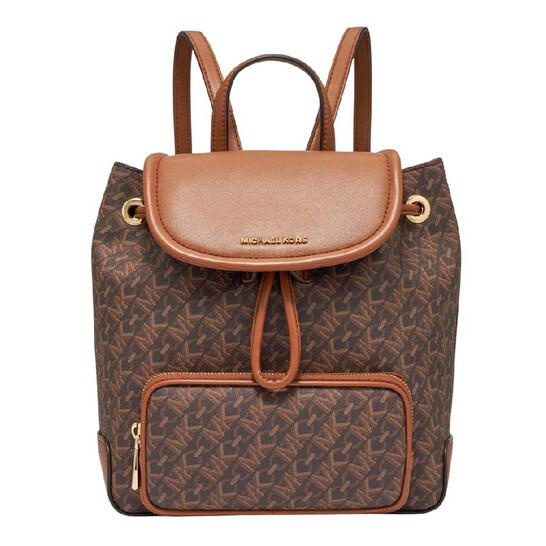 Michael Kors Logo-Print Leather Backpack 30R4GRKB1B-227  display picture 1