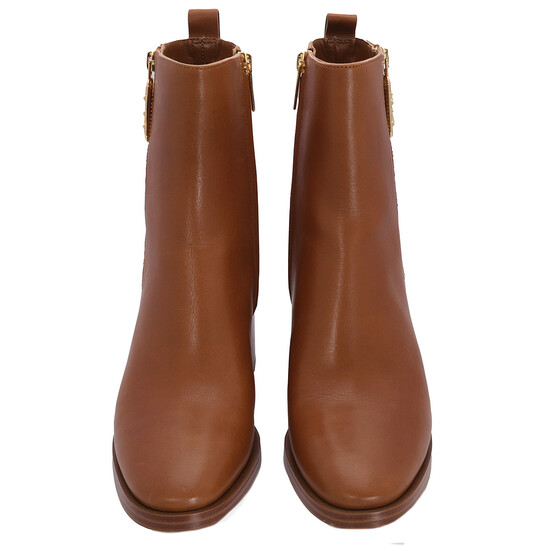 ショートブーツ・ブーティ MICHAEL KORS  Ankle Boots Women Leather Brown/Luggage MICHAEL Michael Kors Luggage Brown Lawson Open Toe Ankle