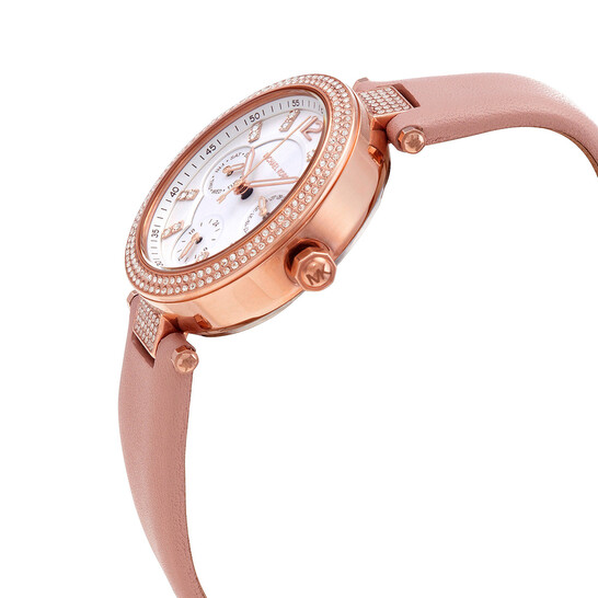 Michael Kors Parker Multi-Function Quartz Crystal White Dial  display picture 2