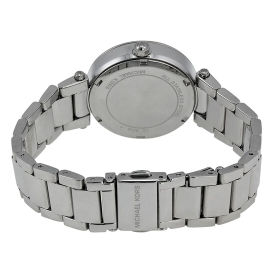 Michael Kors MK5615 Parker Multi-Function Silver Ladies Watch Michael Kors Parker Silver Dial Silver Steel Strap Watch for  main image 4