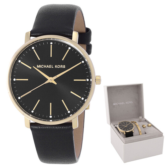 Michael Kors Pyper Quartz Black Dial Ladies Watch and 