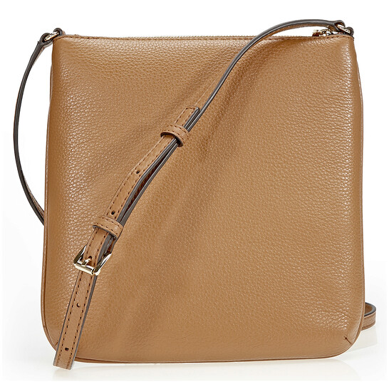 Michael Kors Riley Small Flat Leather Crossbody Acorn 32S5GRLC1L532