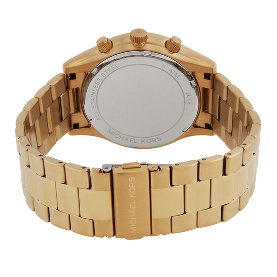 Michael Kors Runway Chronograph Quartz Black Dial Men display picture 3