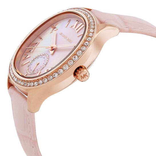 Michael Kors Sage Pave Mother of Pearl Dial Ladies Watch  display picture 3