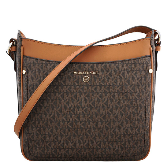 Michael Kors Signature Jet Set North South Crossbody Bag