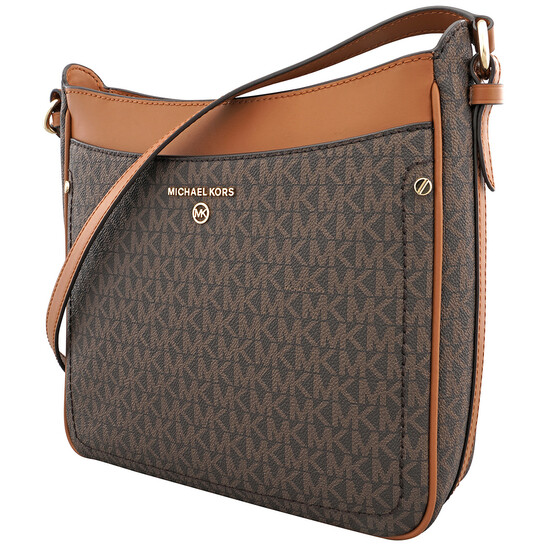 Michael Kors Signature Jet Set North South Crossbody Bag