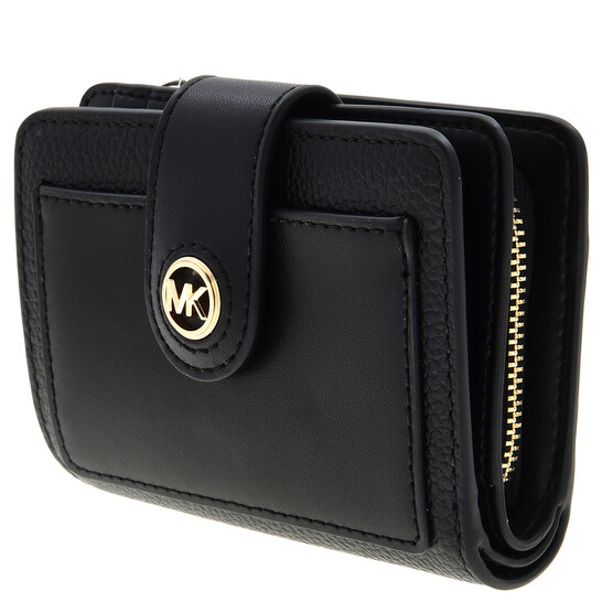 財布・小物その他 Michael Kors Woman Wallet Black 32F6GM9E3L 001 MICHAEL Michael Kors KORS STUDIO Large Flat Phone Case