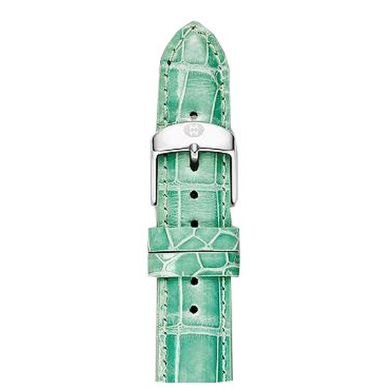 Michele 18 mm Seafoam Alligaor Leather Strap MS18AA010448  display picture 1