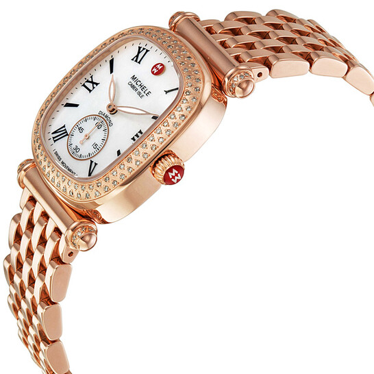 Michele Caber Isle Mother of Pearl Diamond 18 kt Rose Gold  display picture 2