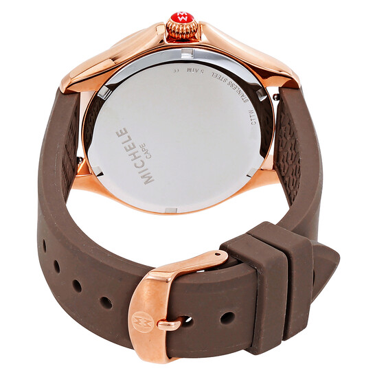 Michele Cape Sunburst Topaz Dial Ladies Watch MWW27A000005  display picture 3