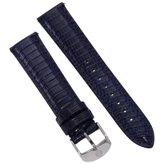Michele Deco 18mm Navy Lizard Watch Strap MS18AA030400 