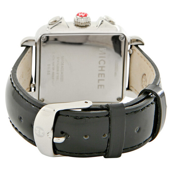 Michele Deco Chronograph Black Leather Ladies Watch MWW06A000125 Michele Deco Chronograph Black Leather Ladies Watch MWW06A000125 - 546x546 Image #2