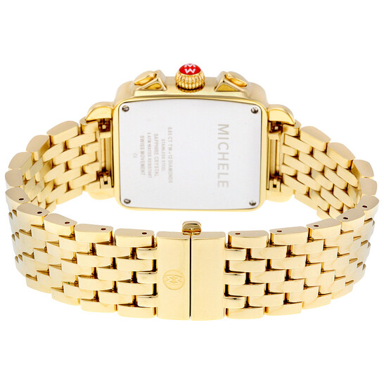 Michele Deco Chronograph Blue Mother of Pearl Dial Gold-plated Ladies Watch MWW06P000221 Michele Deco Chronograph Blue Mother of Pearl Dial Gold-plated Ladies Watch MWW06P000221 - 546x546 Image #3