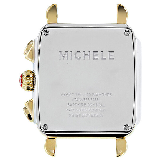 Michele Deco Chronograph Tri-Tone Ladies Watch MW06P01G8046  display picture 1