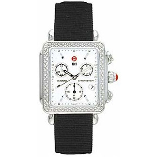 Michele Deco Diamond Black Ladies Watch MWW06A000027 - 546x546
