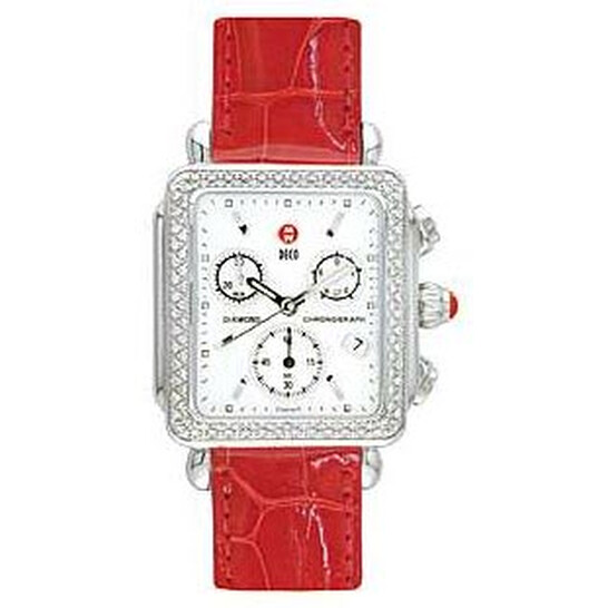 Michele Deco Diamond Red Ladies Watch MWW06A000022 - 546x546