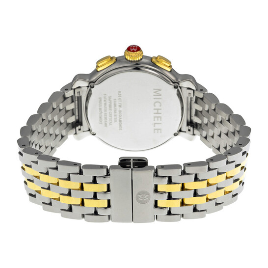 Michele Fluette Silver White Dial Ladies Watch Michele Fluette Silver White Dial Two-tone Ladies Watch  main image 3