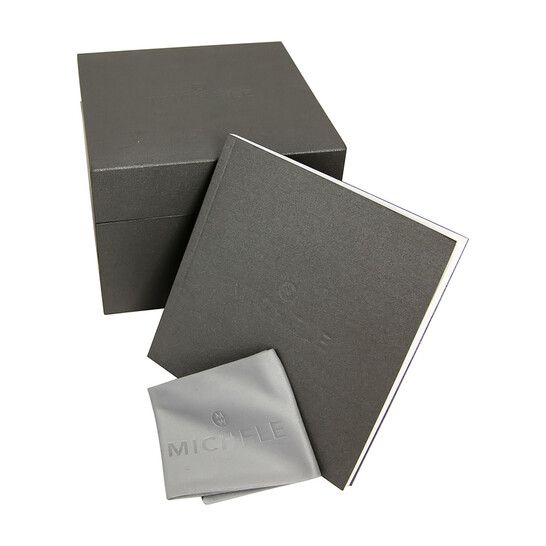 Michele Serein Chronograph Silver Dial Brown Leather Ladies Watch MWW21A000003 - 546x546 Image #4