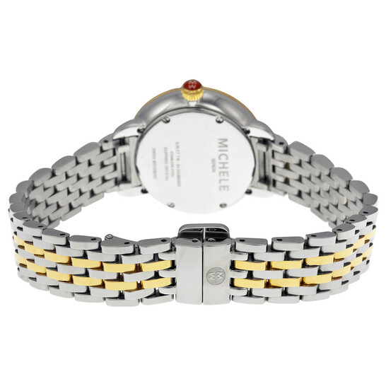 Serein Mother of Pearl Dial Gold-tone Stainless Steel New in box Michele Serein Diamond Mother-of-pearl Dial Watch