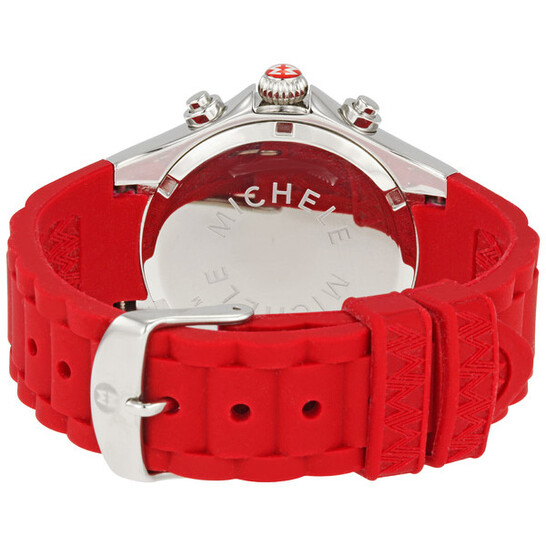 Michele Tahitian Jelly Bean Large Red Ladies Watch  display picture 1