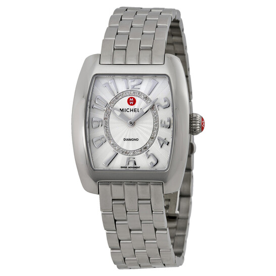 Michele Urban Mini Silver Dial Ladies Watch MWW02A000585 Michele Urban Mini Silver Dial Ladies Watch MWW02A000585 - 546x546
