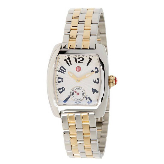 Michele Urban Quartz White Dial Two-Tone Ladies Watch  display picture 1