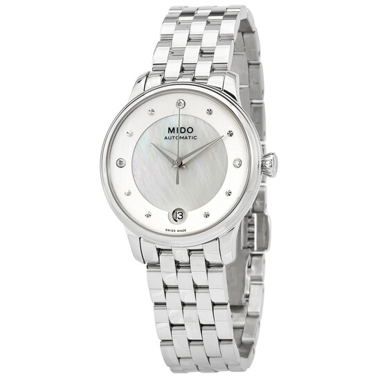 Mido Baroncelli Automatic Diamond Ladies Watch M0392071110600 - 546x546