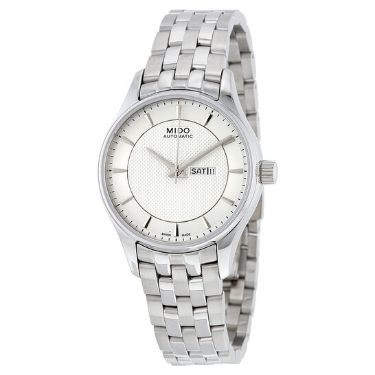 Mido Belluna Automatic Silver Dial Ladies Watch M0012301103191