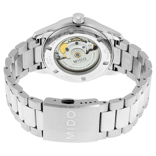 Mido Belluna Automatic Silver Dial Stainless Steel Men's Watch M0014311103102 - 546x546 Image #3