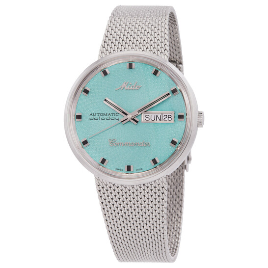 Mido Commander 1959 Automatic Turquoise Dial Men's Watch