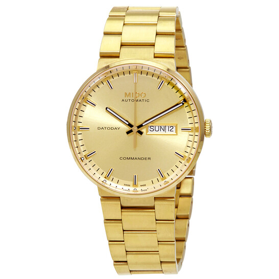 Mido Commander II Automatic Gold Dial Men's Watch
