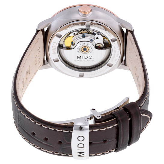 Mido Commander II Grey Dial Maroon Leather Men's Watch M0214312606100 - 546x546 Image #3