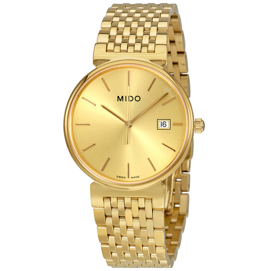 Mido Dorada Gold Tone Dial Unisex Watch M11303121 - 546x546