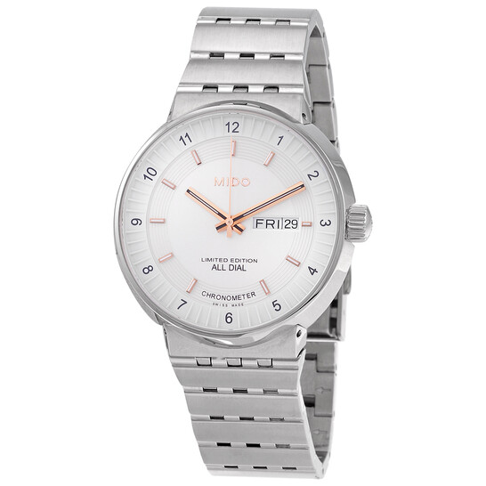 Mido Limited Edition All Dial Automatic Chronometer Silver