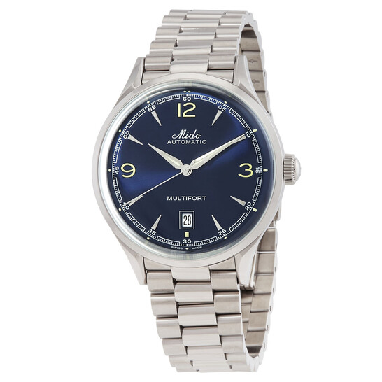 メロディ Mido Multifort Automatic Blue Dial Men's Watch M0404071104700