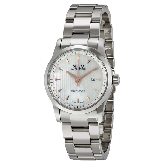 Mido Multifort Automatic Mother of Pearl Dial Stainless Steel