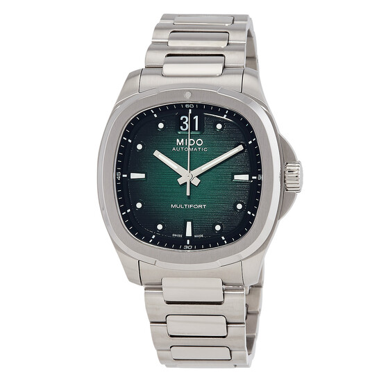 Mido Multifort TV Big Date Automatic Green Dial Men's Watch