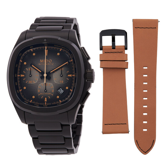 metoo様 Mido Multifort TV Chronograph Automatic Grey Dial Watch M049