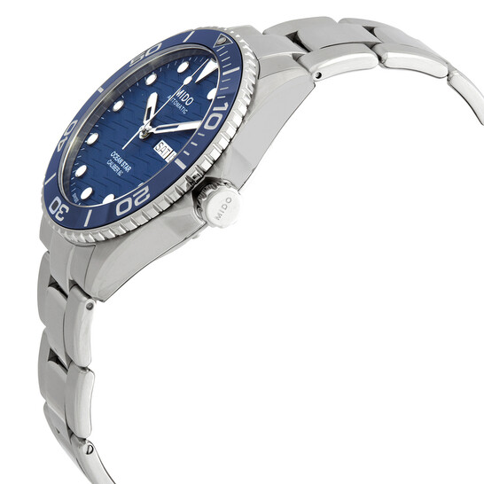 OMAN10　Ocean Blue Mido Ocean Star Automatic Blue Dial Men's Watch