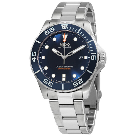 Mido Ocean Star Automatic Chronometer Blue Dial Men's Watch M0266081104101 - 546x546