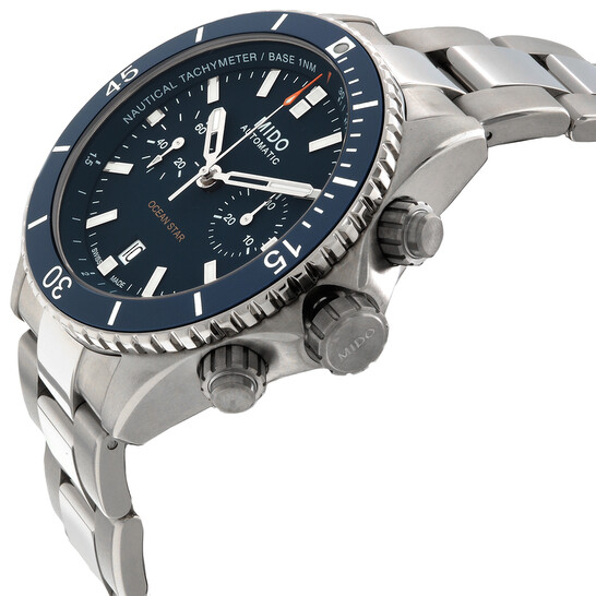 Mido Ocean Star Chronograph Automatic Blue Dial Watch M026.627.44