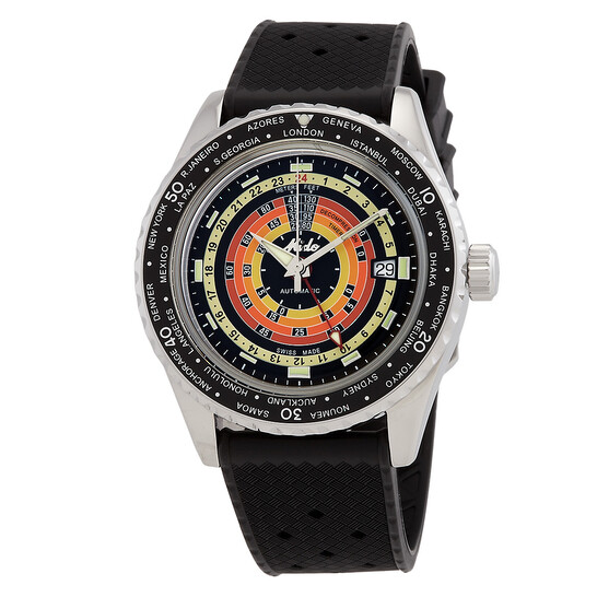 Mido Ocean Star Decompression Worldtimer Automatic Black Dial