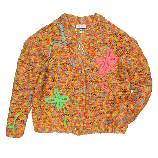 Mira Floral Knit Crew Neck Top