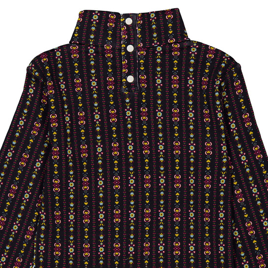 トップス Misha&Puff Peggy Top Licorice Bohemia 4y Misha And Puff Kids Licorice Bohemia Pattern Turtleneck Top, Size