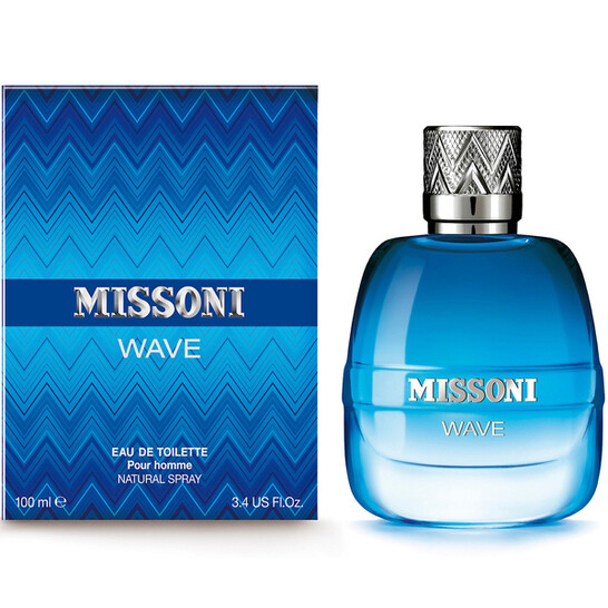 美品⭐︎MISSONI UOMO ミッソーニ オードトワレ 香水 100ml Missoni Men's Wave EDT 3.4 oz (Tester) Fragrances 8011003858217