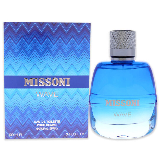 Missoni Men's Wave EDT Spray 3.4 oz Fragrances 8011003858156